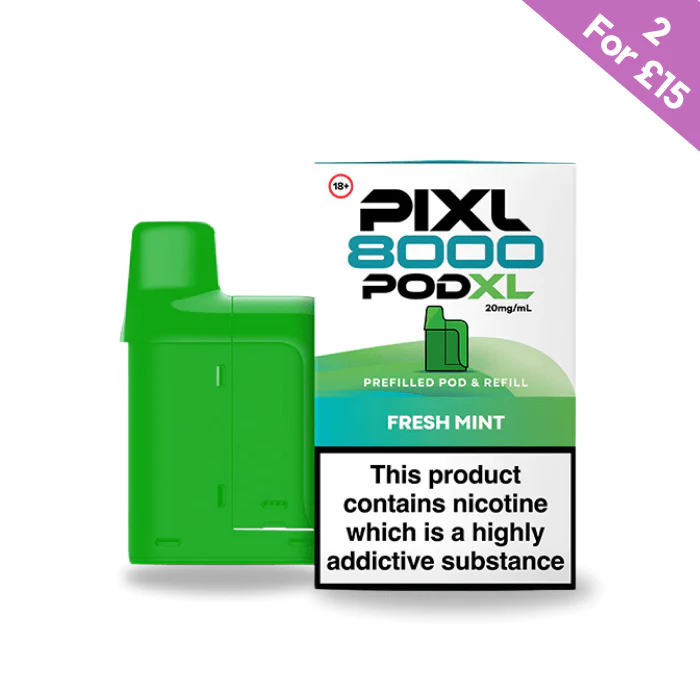 Fresh Mint - Pixl 8000 Prefilled Pods