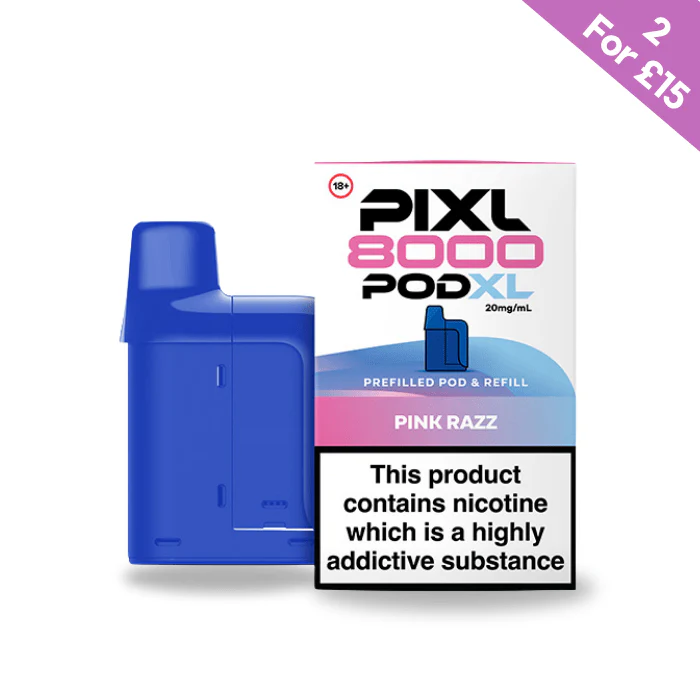 Pink Razz - Pixl 8000 Prefilled Pods