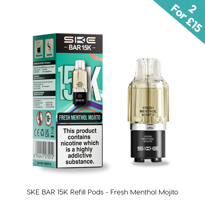 Fresh Menthol Mojito SKE Bar 15K Refill Pod
