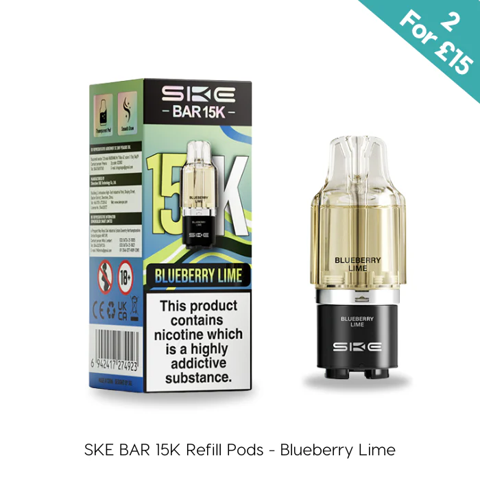 Blueberry Lime SKE Bar 15K Refill Pod