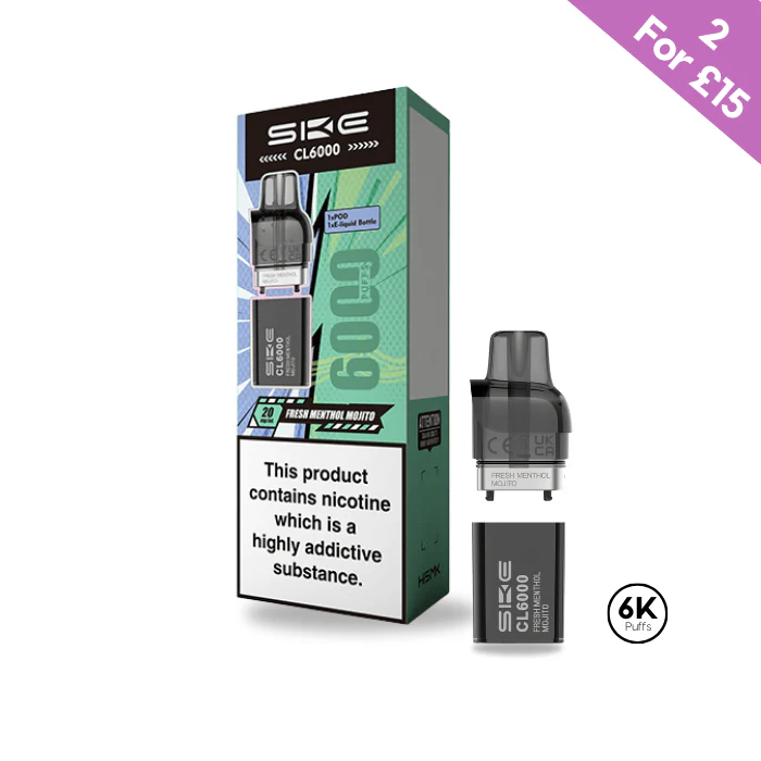 Menthol Mojito - SKE Crystal CL6000 Pre-filled Pod