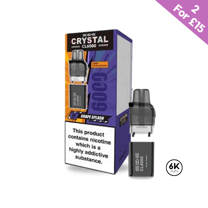 Grape Splash - SKE Crystal CL6000 Pre-filled Pod