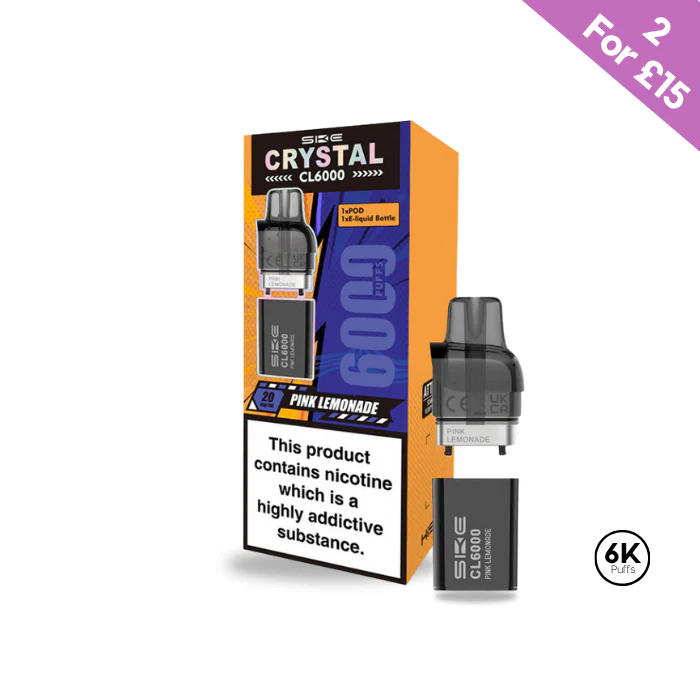 Pink Lemonade - SKE Crystal CL6000 Pre-filled Pods