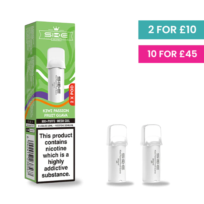 Kiwi Passion Guava - SKE Crystal PRO Pods