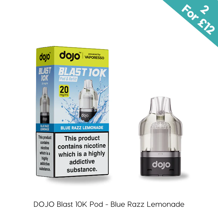Blue Razz Lemonade - Vaporesso Dojo Blast 10K Prefilled Pods
