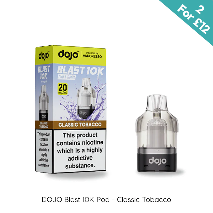 Classic Tobacco - Vaporesso Dojo Blast 10K Prefilled Pods